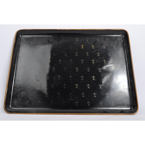 271 - A collection of three early 20th Century serving trays / plates. With worn gilt decoration to one wi... 