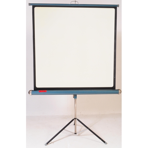 282 - A vintage 20th century Starlight light weight portable projector screen accompanied by a Rank Firefl... 