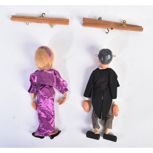 Thunderbirds x2 vintage Pelham Puppets Marlborough Wilts hand made