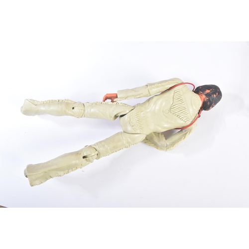 522 - Cowboys & Indians - a vintage Louis Marx made Cowboy Kid (boxed) and Cherokee Indian action figures ... 