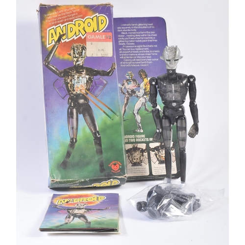 555 - A vintage 1970s (1977) Denys Fisher ' Android ' action figure with accessories. The figure retaining... 