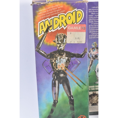 555 - A vintage 1970s (1977) Denys Fisher ' Android ' action figure with accessories. The figure retaining... 