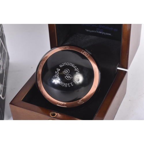 609 - Sonic Games - and original Sonic Games adventure puzzle ball orb. The alloy orb constructed in layer... 