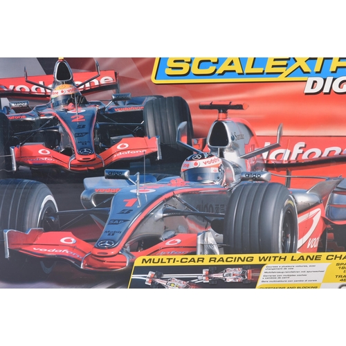 611 - An original Hornby made digital Scalextric slot car racing set No. C1214 Formula One / F1 Alonso & H... 