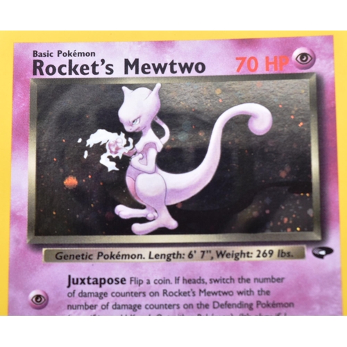 656 - Pokemon - a 1999-2000 near mint Wizard of the Coast Gym Challenge holo Rocket's Mewtwo 14/132. Appea... 