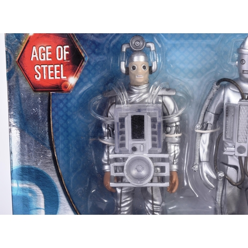 703 - Doctor Who - Character Options - ' Age Of Steel Cyberman Figure Set ' action figure presentation set... 