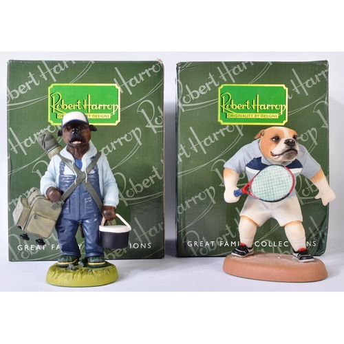 711 - Robert Harrop -  Doggie People - x2Limited Edition figurines comprising; DP198A Bulldog Great Expect... 