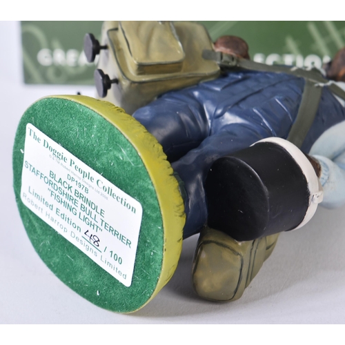 711 - Robert Harrop -  Doggie People - x2Limited Edition figurines comprising; DP198A Bulldog Great Expect... 