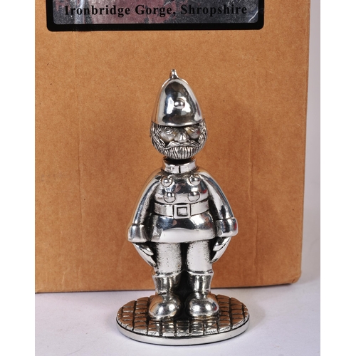 712 - Camberwick Green - Robert Harrop - x2 Limited Edition Pewter statues; CGPE01 Captain Flack and TCGPE... 