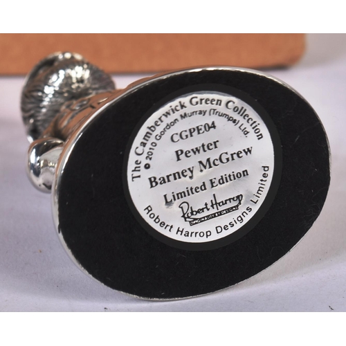 712 - Camberwick Green - Robert Harrop - x2 Limited Edition Pewter statues; CGPE01 Captain Flack and TCGPE... 