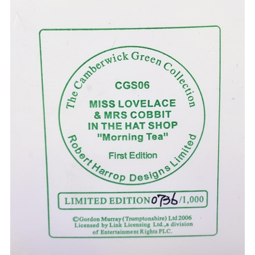 713 - Camberwick Green - Robert Harrop - x2 Limited Edition model figures comprising; CGCS04 The Mayor & M... 