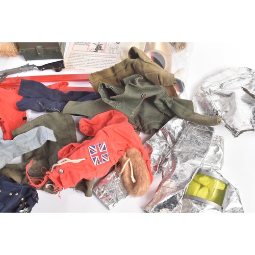 716 - A large collection of vintage Palitoy Action Man clothing and accessories. Clothing appearing to inc... 