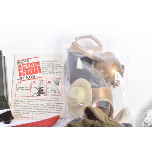 716 - A large collection of vintage Palitoy Action Man clothing and accessories. Clothing appearing to inc... 
