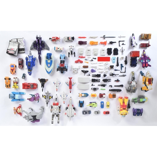 720 - Transformers - a collection of vintage 1980s G1 Transformers playset action figures to include; Aeri... 