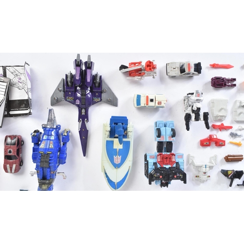 720 - Transformers - a collection of vintage 1980s G1 Transformers playset action figures to include; Aeri... 