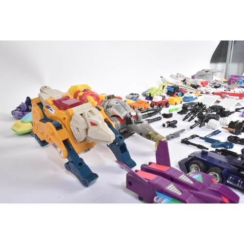 720 - Transformers - a collection of vintage 1980s G1 Transformers playset action figures to include; Aeri... 
