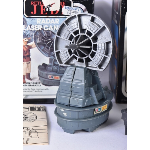 728 - Star Wars - Minirigs - x3 original vintage Kenner / Palitoy made action figure playsets 'Mini-rigs'.... 