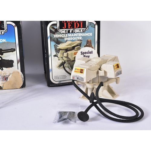 728 - Star Wars - Minirigs - x3 original vintage Kenner / Palitoy made action figure playsets 'Mini-rigs'.... 