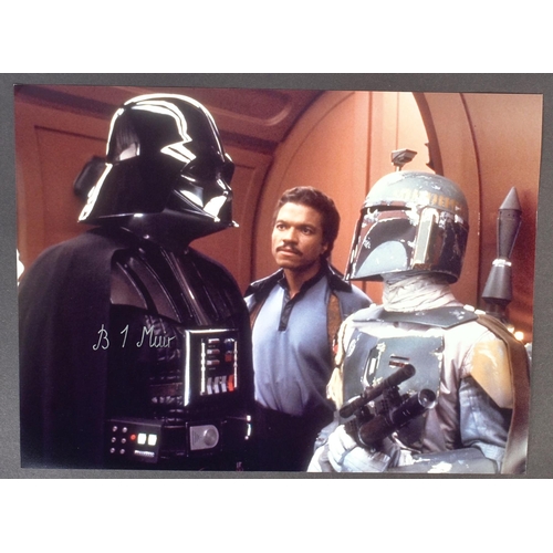 731 - Star Wars - Brian Muir (Darth Vader Helmet Sculptor) - autographed colour 16x12