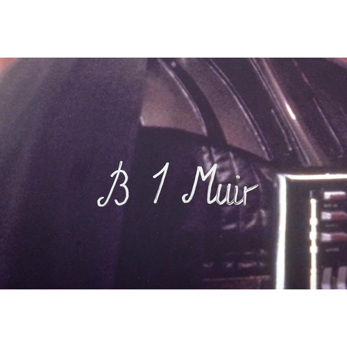 731 - Star Wars - Brian Muir (Darth Vader Helmet Sculptor) - autographed colour 16x12