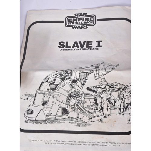 734 - Star Wars - an original vintage Kenner / Palitoy made Star Wars action figure playset ' Slave 1 - Bo... 