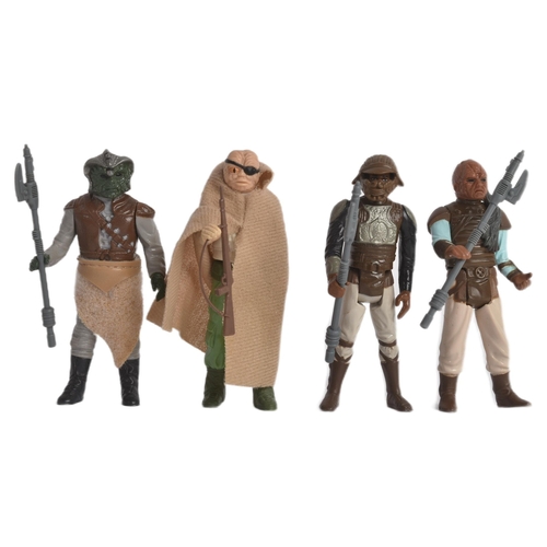 736 - Star Wars  - a collection of x4 original vintage Kenner / Palitoy made Star Wars action figures. Inc... 