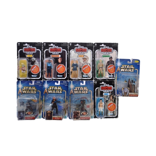 737 - Star Wars - a collection of assorted carded Star Wars action figures to include Kenner ' Retro Colle... 