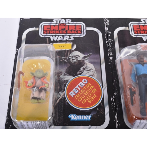 737 - Star Wars - a collection of assorted carded Star Wars action figures to include Kenner ' Retro Colle... 