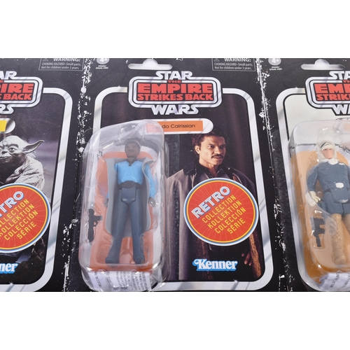 737 - Star Wars - a collection of assorted carded Star Wars action figures to include Kenner ' Retro Colle... 