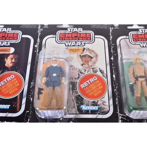 737 - Star Wars - a collection of assorted carded Star Wars action figures to include Kenner ' Retro Colle... 