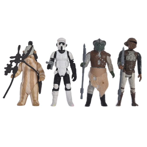 753 - Star Wars - a collection of x4 original vintage Kenner / Palitoy made Star Wars action figures. Incl... 