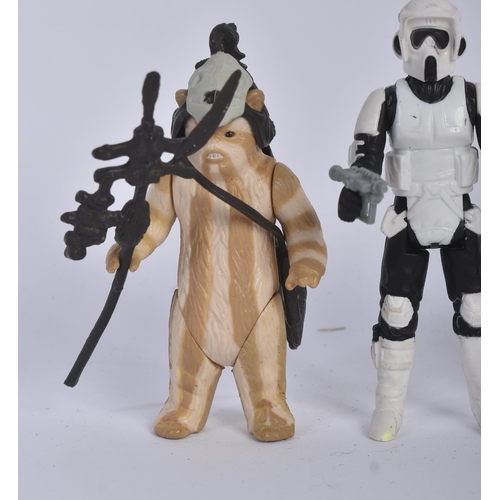 753 - Star Wars - a collection of x4 original vintage Kenner / Palitoy made Star Wars action figures. Incl... 