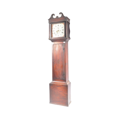20 - A 19th century George III longcase clock by Henry Wilkes of Thornbury - Bristol / Gloucestershire. T... 