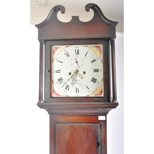 20 - A 19th century George III longcase clock by Henry Wilkes of Thornbury - Bristol / Gloucestershire. T... 