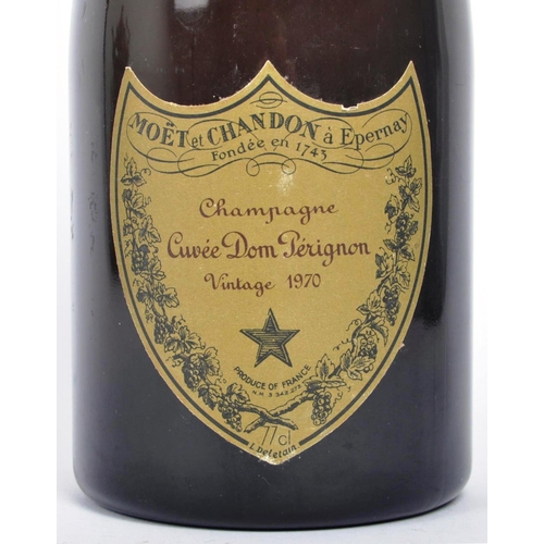 696 - Moet et Chandon - Champagne Cuvee Dom Perignon vintage 1970 - 1 750ml bottle (slight damage to the f... 