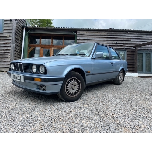 1 - J10MEJ - BMW 316i 1600cc Manual - blue four-door saloon car, first registered in August 1991. MOT'd ... 