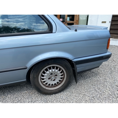 1 - J10MEJ - BMW 316i 1600cc Manual - blue four-door saloon car, first registered in August 1991. MOT'd ... 