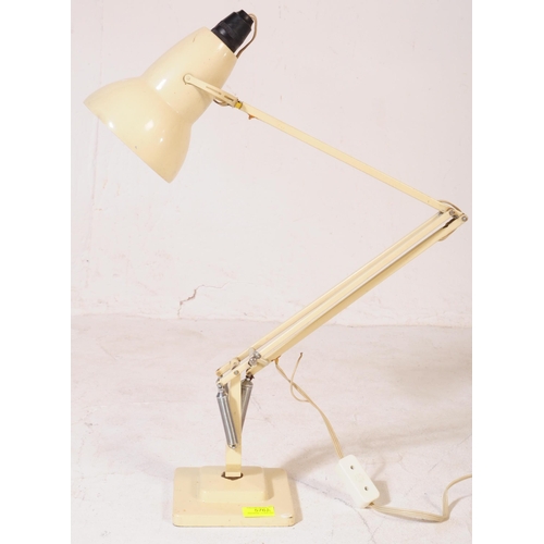 576a - A retro vintage mid 20th century Herbert Terry model 1227 Anglepoise step lamp in a white colourway.... 