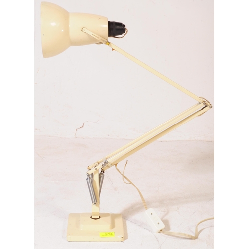 576a - A retro vintage mid 20th century Herbert Terry model 1227 Anglepoise step lamp in a white colourway.... 