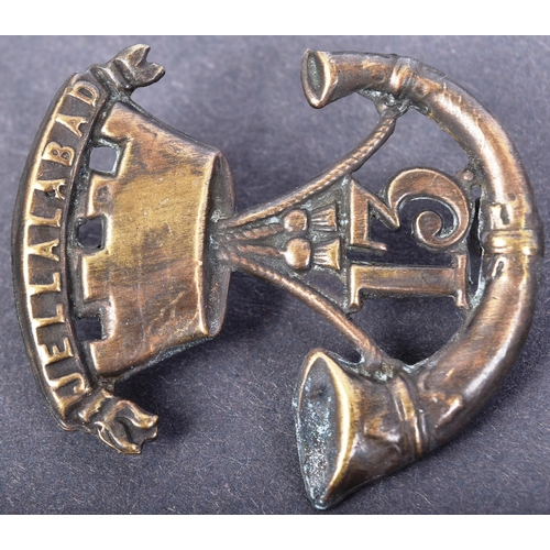 133 - A 19th Century Victorian 13th (Somerset Light Infantry) Regiment of Foot Glengarry cap badge. The ba... 