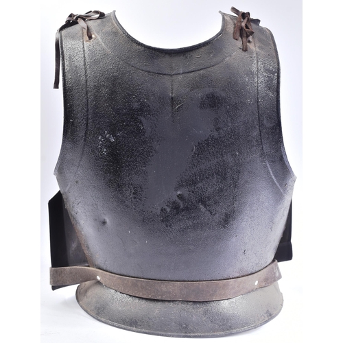 138 - A 20th Century replica of a 17th Century style Cuirass body armour. The breast plate and back plate ... 