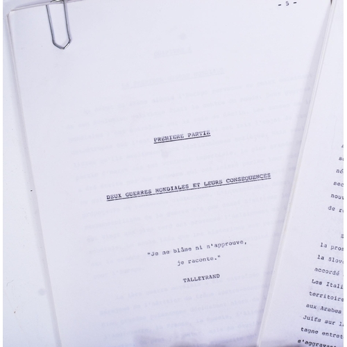 145 - Two photocopy manuscripts of F. O. Miksche's final work, 'Das Ende der Gegenwart', or 'The End of th... 