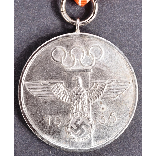 172 - A WWII Second World War Third Reich Nazi German 1936 Berlin Olympics civil decoration medal. The med... 