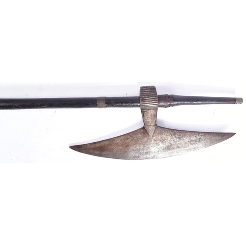 188 - Two late 19th Century / early 20th Century Bulova / Bullov battle axes from the Chota Nagpur region ... 