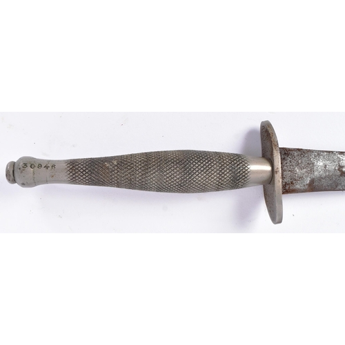 2 - An original WWII Second World War Fairbairn Sykes issued 1st Pattern commando fighting dagger with s... 