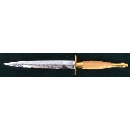 210 - A Limited Edition Wilkinson Sword made FS Fairbairn Sykes commemorative dagger dedicated to the vict... 