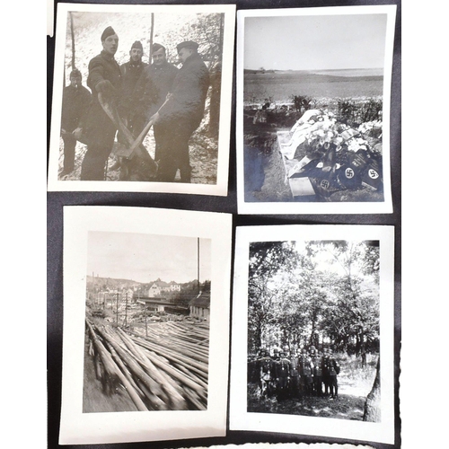 233 - Approximately fifty small photographs dated c1939-1942 depicting various German scenes and figures d... 