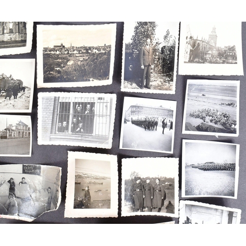 233 - Approximately fifty small photographs dated c1939-1942 depicting various German scenes and figures d... 