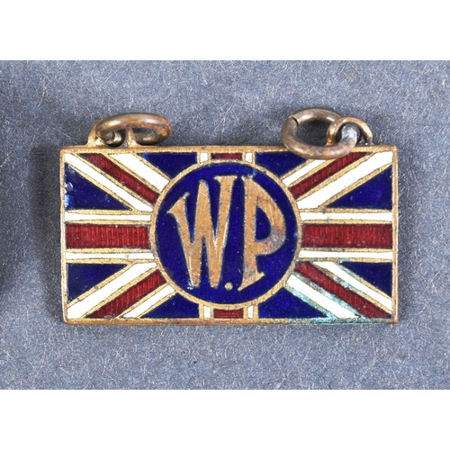 254 - A collection of x3 post-WWII Second World War British and German far right / fascist badges comprisi... 