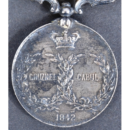 281 - A 19th Century First Anglo-Afghan War medal - Pte Francis Moore of the 40th Regiment for Ghuznee & C... 